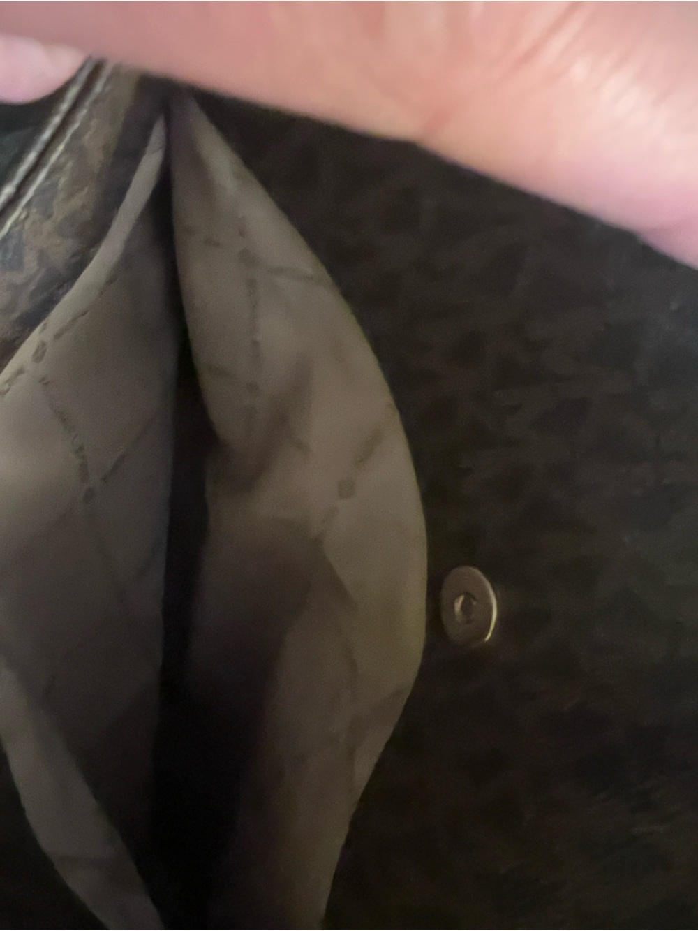 Michael Kors Gray Signature Monogram Messenger Bag - Picture 6 of 10